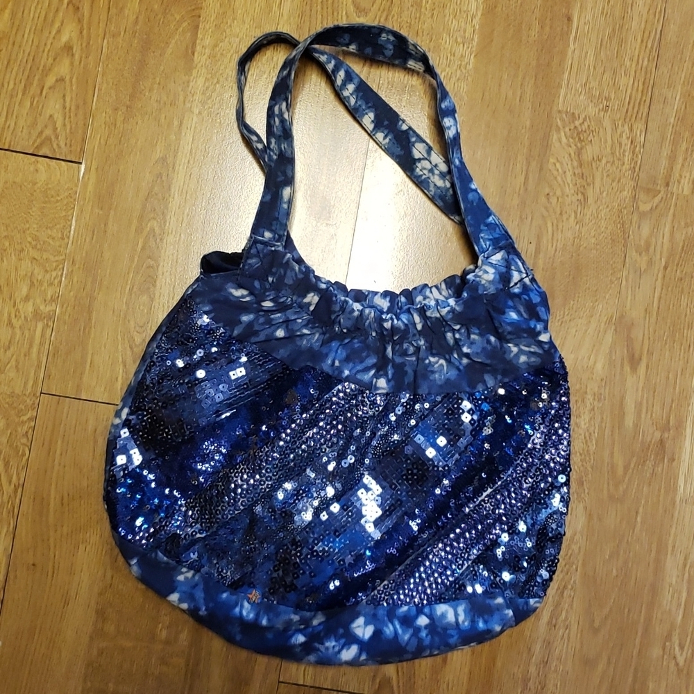 Justice tie dyed sequin purse